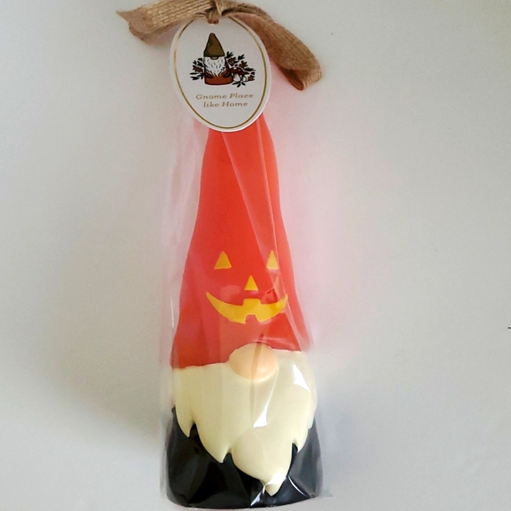 Gnome Halloween Candle